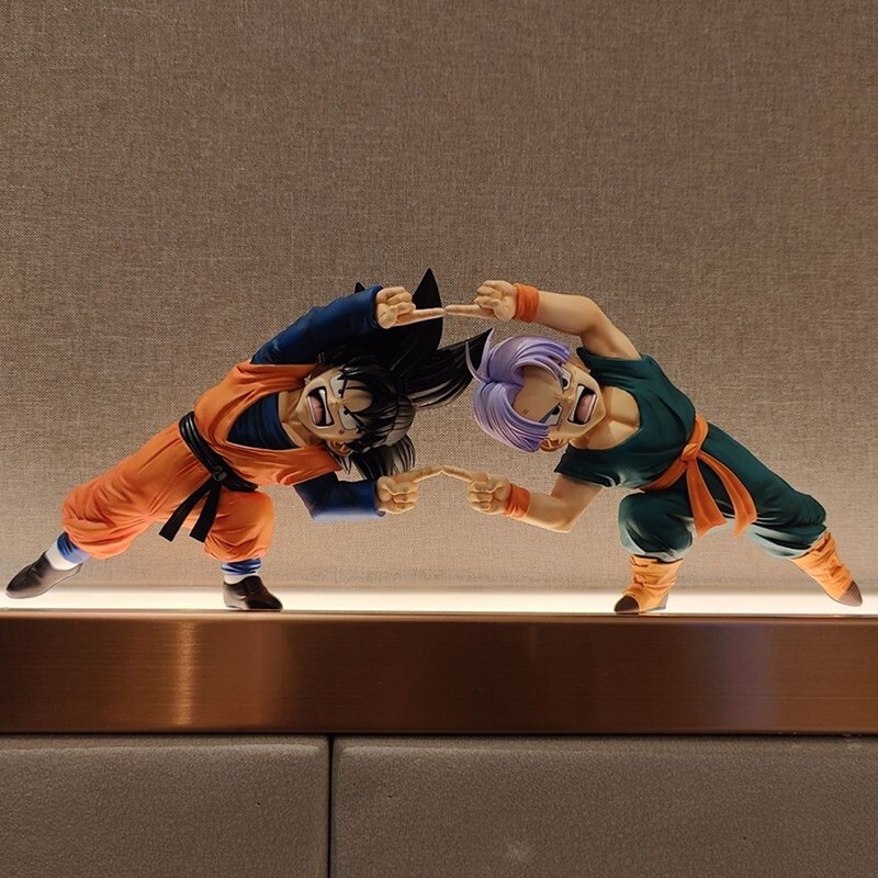 Son Goku And Trunks Fusion Dragonball Z Model Statue Action Figure