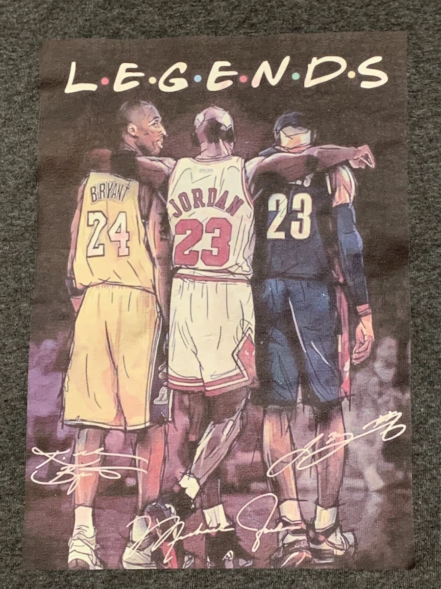 KOBE BRYANT SHIRT - NBA LEGENDS LEBRON JAMES - MICHAEL JORDAN