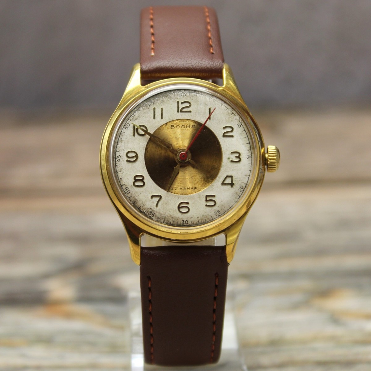 COPY - Precision Gold Watch PEA001 Golden Precision Steel | Black Bezel | Black Dial  main image 4