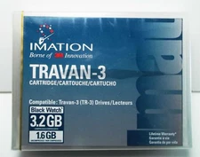 Imation Travan-3 3.2 GB Data Cartridge TR-3 Compatible - NEW factory sealed