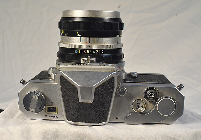 Nikon Nikomat (Nikkormat) FT Nikkor-H Auto 50mm f2 Lens / Original