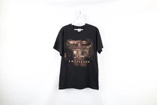 Vintage Streetwear Mens Medium Faded Amsterdam Spell Out Short Sleeve T-Shirt