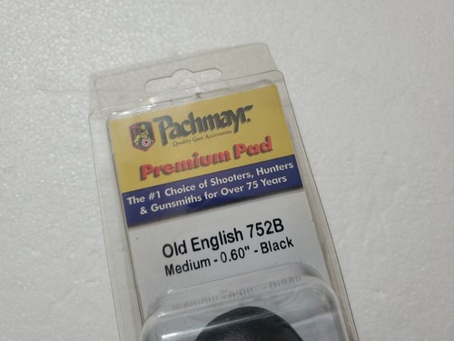 Pachmayr Old English 752B Recoil Pad Black Base Medium 0.60" Black - Picture 2 of 9