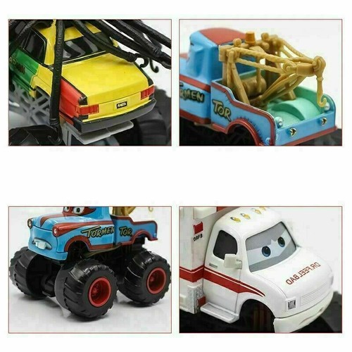 Voitures Monster Truck série Mater & McQueen voiture jouet en métal 1:55 voiture - Bild 3 von 29