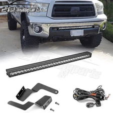 32'' 150W LED Light Bar w/ Lower Bumper Mount + Wire Kit For 14-19 TOYOTA Tundra