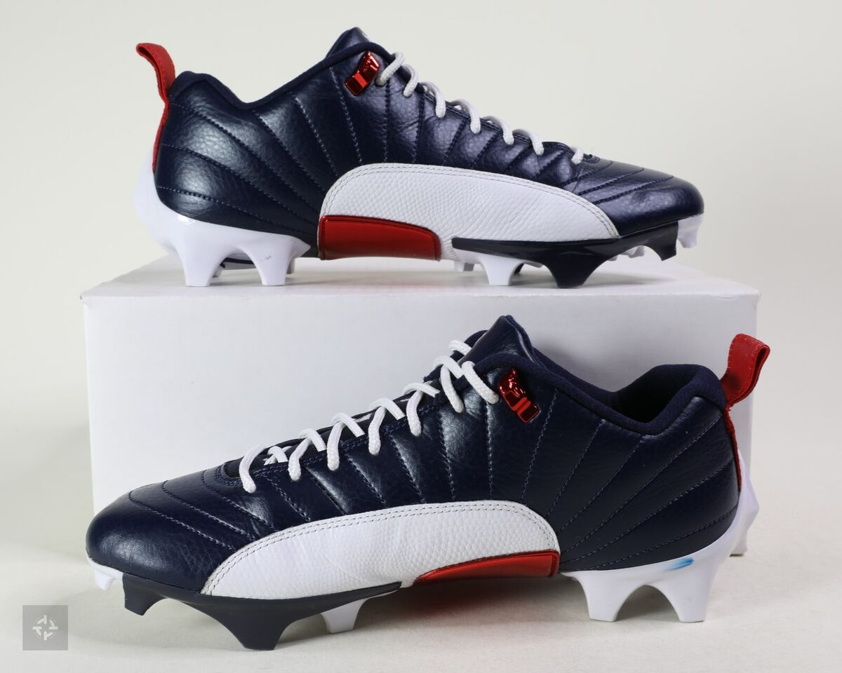 Nike Jordan 12 Low Vapor Edge Howard Bisons PE Football