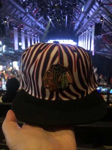 Chicago Blackhawks Snap Back Hat 2023  New As Pictured Rare