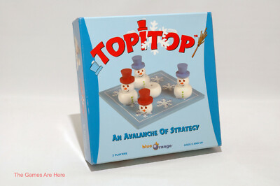 Topitop Wooden Game - Blue Orange 2004 COMPLETE w Some wear (read Descript)