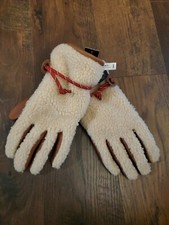 Express men's leather gloves touchscreen compatible size S/M cognac