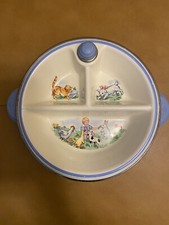 Vintage Baby Child's Food Divided Warming Plate Hot Water 7"