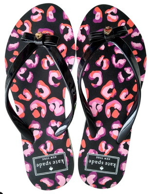 kate spade cheetah flip flops