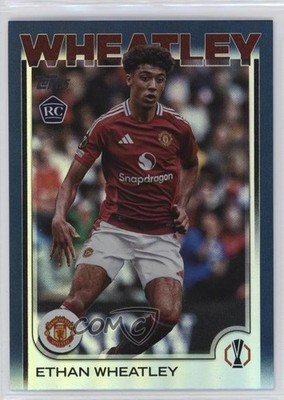 2024 Topps UEFA Club Competitions Navy Blue Foilboard 212/275 Ethan Wheatley 4o1