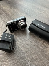 Panasonic Lumix DMC-ZS1 10.1MP Black Digital Camera With Case Battery / Charger