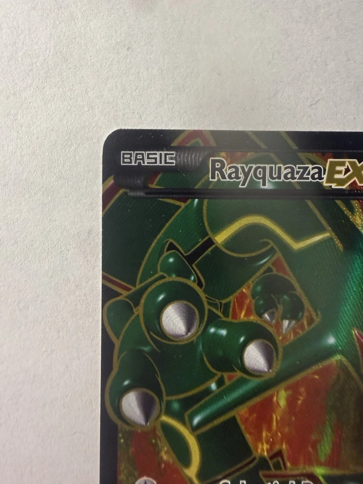 Pokemon TCG Rayquaza EX Full Art Card 123/124 Dragons Exalted - Image 3 of 4