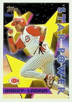1996 TOPPS #6 BARRY LARKIN STAR POWER BASE CARD NM