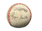 Ozzie Smith & Dale Murphy Autographed Baseball No COA Cardinals/Braves Baseball