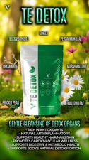 Te V-Detox Tea Vital Health Colon Cleanse  1 Pack Makes 1 Gallon Fast Shipping