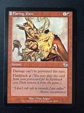 Flaring Pain MTG Judgment LP Red Instant EDH Flashback Uncommon Card