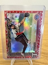 2025 Topps holiday red foil MARCUS SEMIEN 3/10