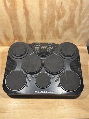 Medeli DD308 Digital 7 Pad Tabletop Drum Set Tested No Power Cord