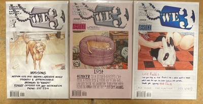 WE3 1-3 Complete Grant Morrison Frank Quitely Vertigo 2004