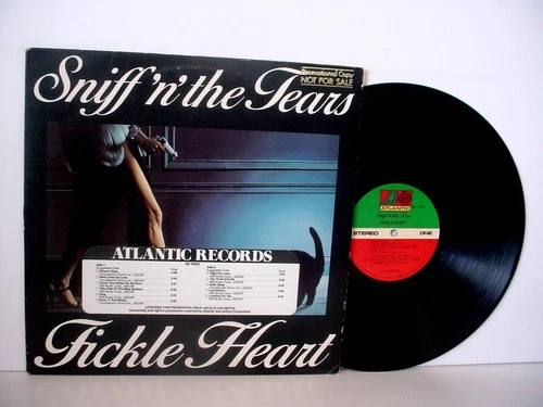 SNIFF ‘N’ THE TEARS Fickle Heart PROMO LP 1979 ATLANTIC SD 19242 Promotional