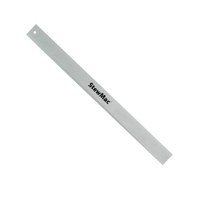StewMac Precision Straightedge, 18'' Length (3850) - Stainless Steel Machined...