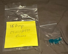 15 AMP 4-Pack ATM Mini Fuse Blade Blue 15A Car Truck Boat Marine RV