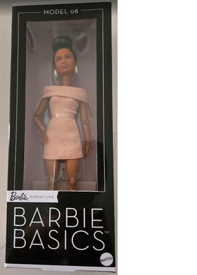 2026 Barbie Basics Model 08 Made to Move Brunette Tan Dress JJX27 IN STOCK NOW!