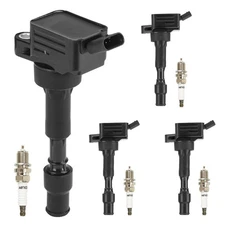 Ignition Coils Pack & Iridium Spark Plugs UF816 for Hyundai Elantra 2015 2L, ...