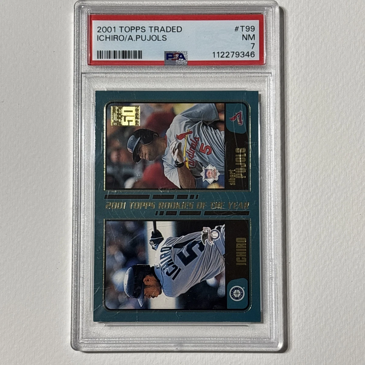 2001 Topps Traded & Rookies - Albert Pujols Ichiro Suzuki #T99 for
