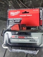 Milwaukee M18 RedLithium High Output XC6.0 Battery Pack - Black 48-11-1865 