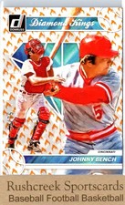 2023 Donruss #25 Johnny Bench /75 On Fire