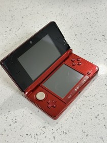 Nintendo 3DS Handheld System - Flame Red Bundle With 2 Games Lego & Spider Man