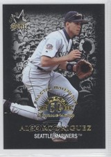 1998 Leaf Fractal Foundation Gold Star Materials Alex Rodriguez (Plastic) 0a1