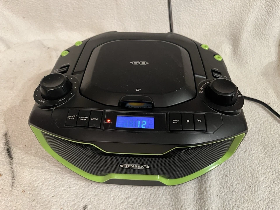 Reproductor de CD estéreo portátil Jensen CD -575. OBRAS PROBADAS Foto 2 de 4
