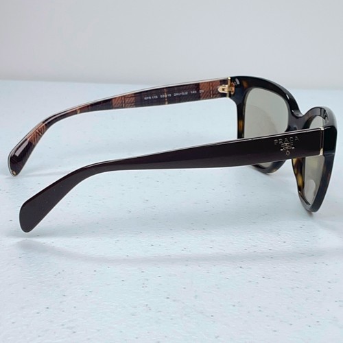 Prada Sunglasses FRAME ONLY 2015 Vintage Brown Square… - Gem