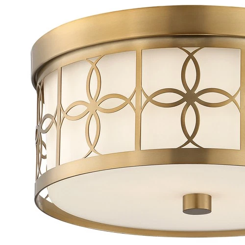 Crystorama Lighting Group ANN-2105 Anniversary 2 Light 14"W Flush - Gold - Picture 4 of 9
