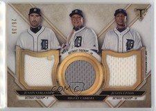 2017 Triple Threads Relic Combos /36 Justin Verlander Miguel Cabrera Upton 0n8h