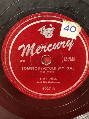 Tiny Hill - Somebody Stole My Gal & Aintcha Tired 78 RPM Shellac Mercury Record