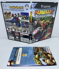 Mario Kart Double Dash Nintendo GameCube Original Dual Disc Case w/ Insert Only