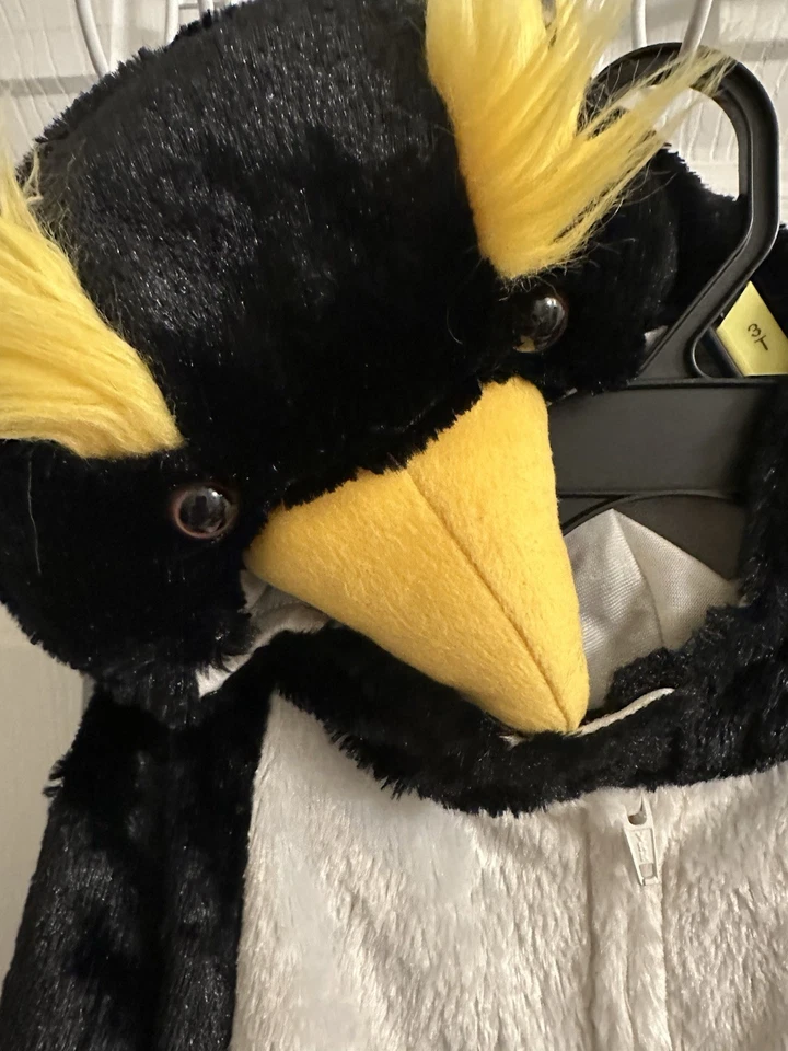 企鹅男孩女孩万圣节服装连体裤尺寸 3T 儿童装扮 — 第 4/4 张图片