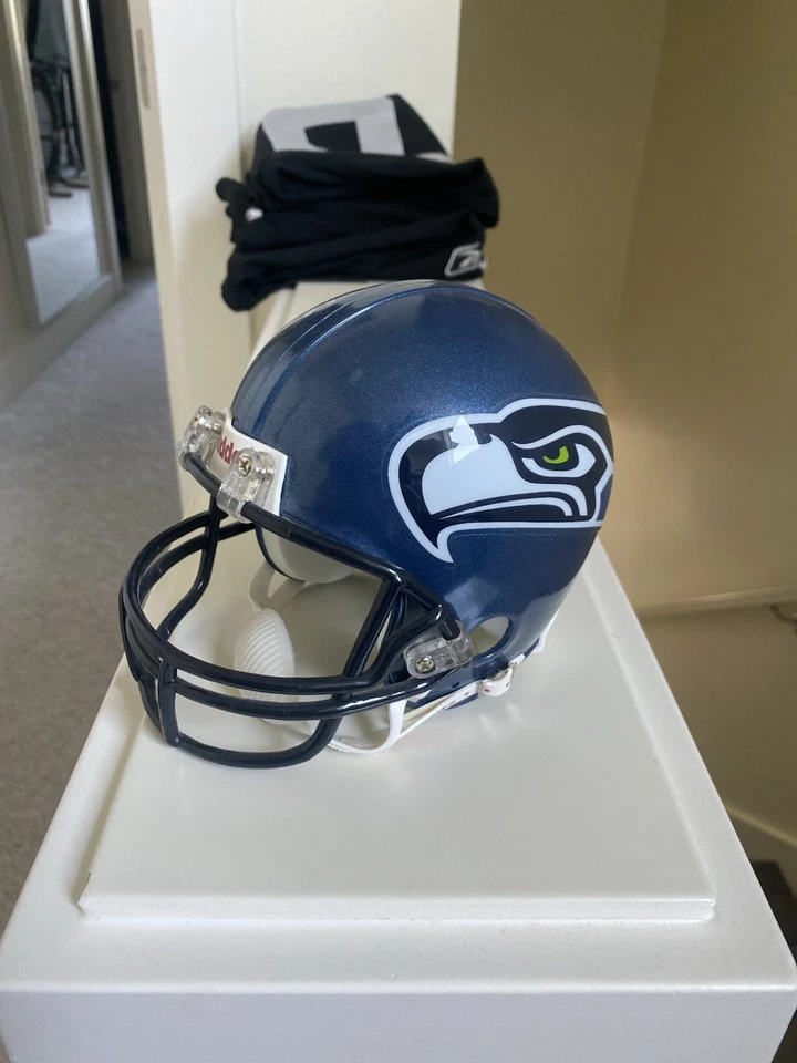 Minicasco firmado coleccionable Matt Hasselbeck Seattle Seahawks Foto 4 de 4
