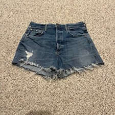 Citizens of Humanity Marlow Jean Shorts 29 Button Fly Denim Festival Casual