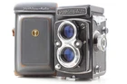 [Near MINT w/Case] Yashica Auto Black 6x6 TLR Camera Yashinon 80mm F/3.5 JAPAN