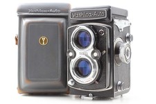  Near MINT w/Case Yashica Auto Black 6x6 TLR Camera Yashinon 80mm F/3.5 JAPAN