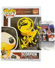 Paul E. Niemeyer signed & sketched Funko Pop Scorpion Mortal Kombat JSA