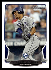 2013 Topps Bowman Desmond Jennings #111 Tampa Bay Rays MLB Baseball Base Set