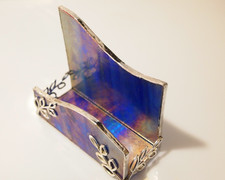 Stained Glass Business Card Holder