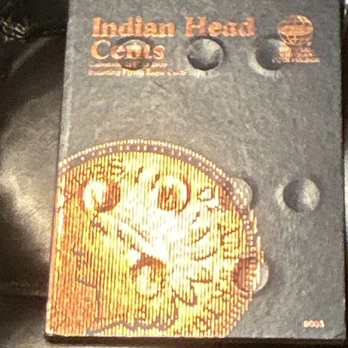 Indian Head Small Cent coin Collection in Whitman album folder  Coins 1883-1908